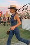 Women's Straw Hat Noir Riviera with Black Ribbon Tie – Elegant, Summer-Ready, and Stylish - 5