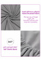1 Pc King Fitted Sheet 180x200 cm | OEKO-TEX Brushed Microfiber, Deep Pocket. - 6