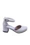 2823 Girl's Heeled Evening Dress Shoes - 2