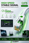 كابل إيثرنت CAT6 عالي السرعة 3 متر - كابل LAN من نوع RJ45 للراوتر والمودم والكمبيوتر الشخصي والكمبيوتر المحمول، G - 3