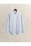 Men's Blue Regular Fit Logo Shirt - 4