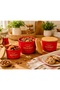 3-Piece Retro Design Storage Container Set with Lids, Bamboo Lid, Mica Food Storage Container, Bpa-Free, Silicone Seal Storage Box - 5