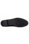 Feles Perforated Buckle Detailed Blunt Toe Women's Ballerina Shoes Black - 5