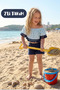 Girl's Tassel Detailed Off-Shoulder Blouse and Shorts 2-Piece Set