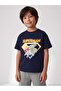 Superman Crypto Printed T-Shirt for Ages 6-9 - Navy Blue