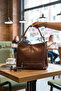 Lyra Nomad Brown Multi-Compartment Women's Shoulder Bag Functional Urban Collection - 2