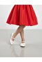 Girls' White Ballet Flats with Bow and Elastic Detail and Orthopedic Pad Soles - 3