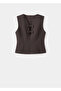 V-Neck Tie Detailed Blouse - 3