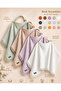 Water Green Underwire Muslin Nursing Cover 90X110 Cm, 4 Layer 100% Cotton Tasseled Stroller Cover - 6