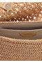 Natural Fiber Studded Shoulder Bag - 6