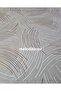Lined Non-Slip White Cream Copper Striped Quality Modern Pvc Round Oilcloth Tablecloth - 3