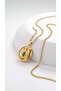 Covered Locket Necklace - 3