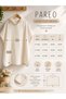 100% Cotton Muslin Ecru Pareo Towel - Baby & Kids Beach and Bath Poncho Gift (0-2 Years) - 2