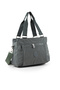 Crinkle / Clinker Waterproof Imported Fabric Multifunctional Hand Shoulder Sleeve And Messenger Bags Grey 01k
