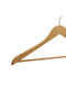 Wooden M001-Çb Trouser Hanger, Shirt Hanger Natural Color 6 Pieces - 4