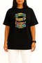 Oversized Success Only Comes if You Don'T Give up Trying Chest Printed Unisex T-Shirt - 2