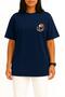 Oversized Aquarius Zodiac Sign - Astrology Pocket and Backpack Design Unisex T-Shirt - 3