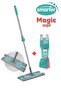 قطع قماش تنظيف من الألياف الدقيقة لممسحة Magic Mop، عدد 3 قطع، متوافقة مع نظام المشبك، لتنظيف أسطح الأرضيات