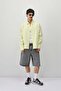 Long sleeve boxy fit shirt yellow - 6