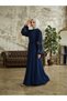 Number 10 Fashion Hijab Clothing Women's Sleeves Rhinestone Ferace Dress 10Nmr4003