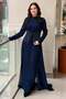 Stone Embellished Wide K Belt I Evening Dress - 2