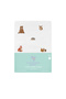 Forest Amigos 100% Organic Cotton Satin Elastic Baby Sheet 60 X 120 cm