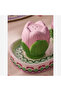 Fields Pink Stoneware Tulip Shaped Salt and Pepper Shakers 14.5X8X7 cm - 3