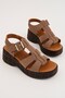 Women's Mink Full Orthopedic - Comfortable Smart Padded Poly Sole High Sandals with Hard Hats -Lightweight Sandals - 3