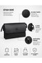 Men's Black Genuine Leather Handbag and Portfolio Bag - 2