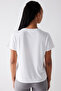 Off-White Crew Neck Loose Modal T-Shirt - 5