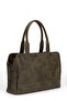 Women's Shoulder Bag with Logo Detail - 2