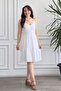 Embroidered Sequin Detailed Rope Strap Dress - 4