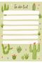 Cactus Themed to Do List Planner Notepad A5 Size 50 Sheets Daily to Do List Notebook - 2