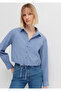 Gingham Lace Detailed Shirt Standard 1220423-A6882