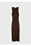 Halter Neck Knitwear Dress - 3