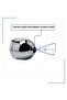 فقاعات VitrA-Taharet Tip قابلة للتعديل كروم - 311464 YP1TE TK8 ° - 2