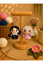 Amigurumi Knitted Keychain - Handmade Bag Accessory and Wednesday and Enid Gift Figure