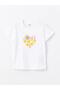 Crew Neck Printed Short Sleeve Girls' T-Shirt (S4) - 4