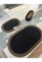 70X120Cm,40X60Cm. Bathroom Set with 2 Mats, 2 Oval Baskets. Gift, Dowry, Bohemian, Decorative