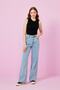 High Waist Blue Palazzo Jeans Lycra Stretchy Jeans