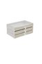 Modern 3 Drawers Jewelry Bijouterie Jewellery Box Organizer Organizer Transparent 13 X 23 X 10 cm - 7