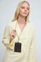 Palm Neck Strap Women's Wallet Bitter Brown - 8