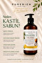 100% Natural Castile Liquid Soap - Bergamot & Lemon Scented - 3
