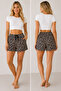 Daisy Patterned Viscose Women's Shorts