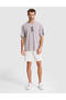 Gray Comfort Fit Crew Neck T-Shirt 50310155-Vr024 - 4