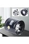 EU 220 V 4inch Axial Pipe Metal Blower Bathroom Fan Channel Pipe Fan 500m³/h Channel Duct Extractor - 8