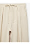 Tie-Dye Detailed Modal Fabric Wide-Leg Trousers with Pockets and Pleated Detail - 7