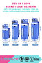 520ml New Collection Regular Size Non-Slip Silicone Body Leak-Proof Tritan Water Bottle with Hand Strap No Bpa No Odor - 6