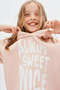 8-14 Years Old Always Nice Girls' Sweatshirt-Pink - 3