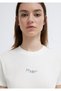 Printed Ecru T-Shirt Slim Fit / Narrow Cut 1613900-70057 - 6